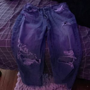 ripped mom jeans